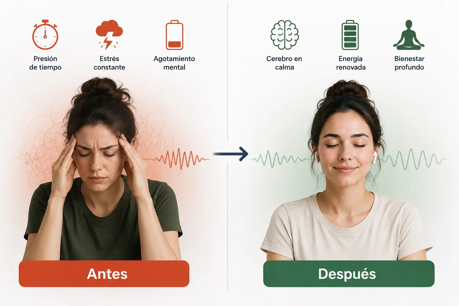 Comparación antes y después del protocolo